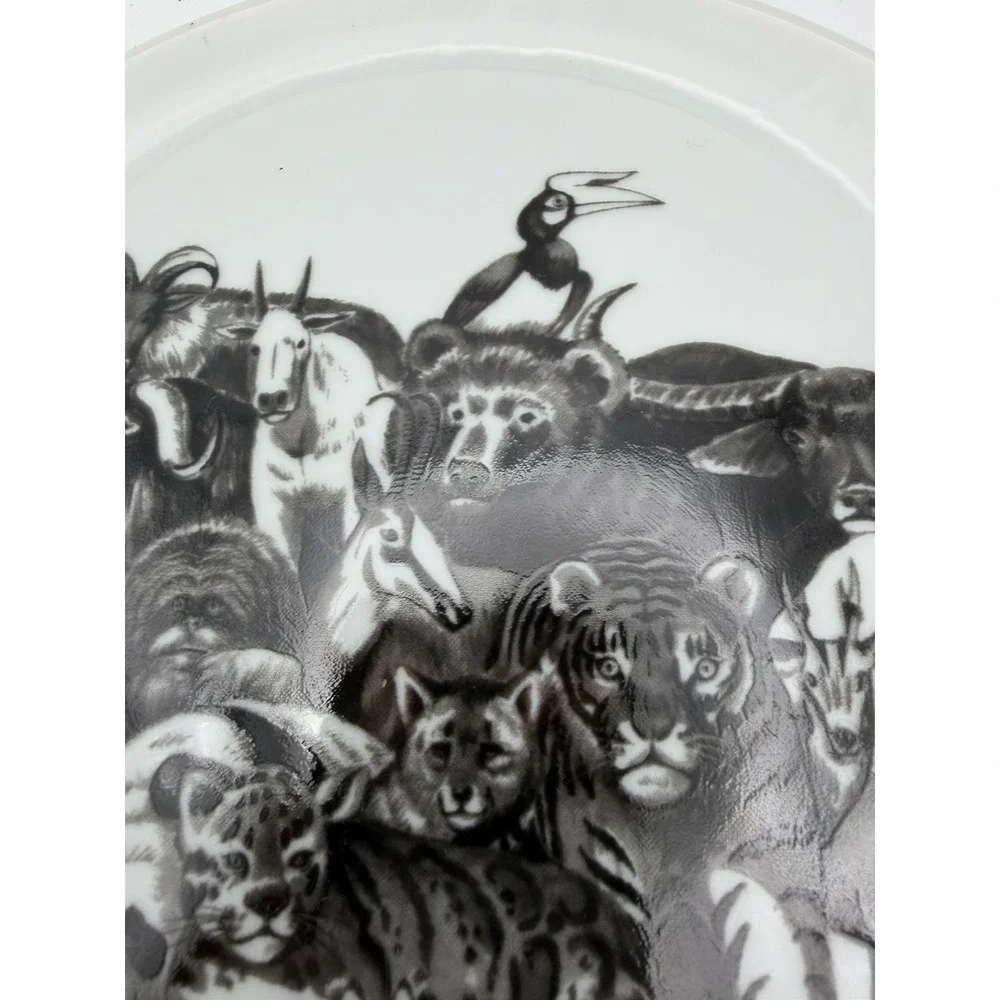 Albert Kessler & Co Japan Wildlife Animals Collector Display Plate 7.5